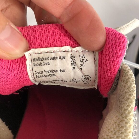 CHAMPION Black Pink White Running Athletic‎ Shoes Sneakers Sz 9W - Picture 12 of 14